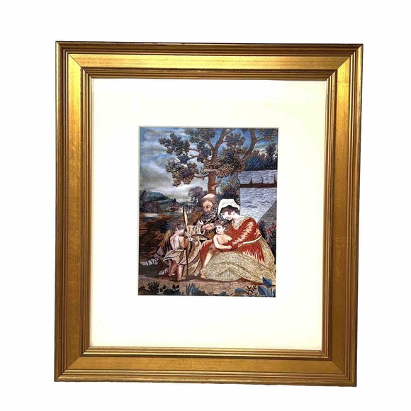 Saint Joseph's‎ University Art Print 13" x 12" Framed Nicholas S. Rashford 2001 - Picture 1 of 8